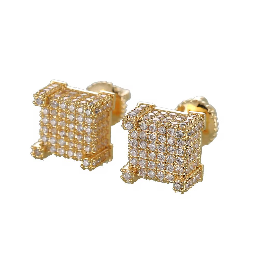 Square Link Earrings