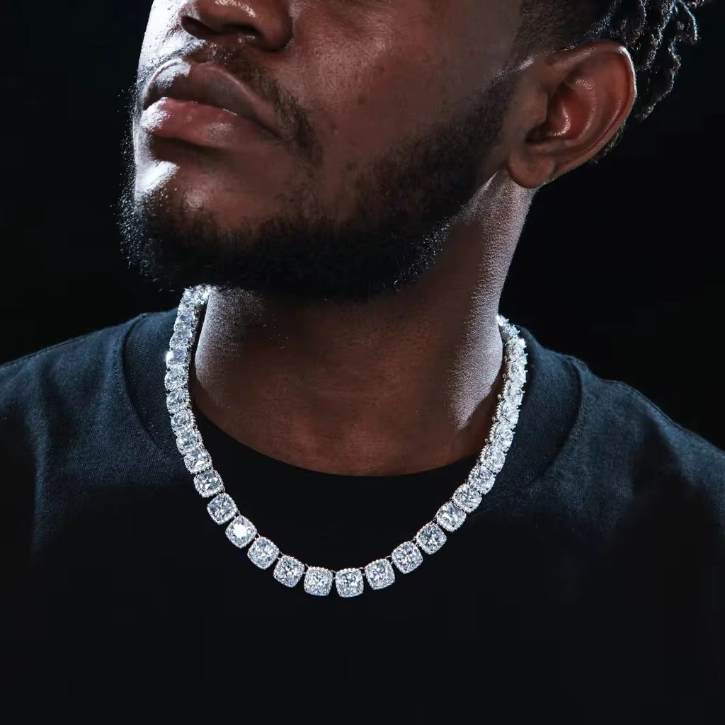 Collana Tennis Baguette Grande