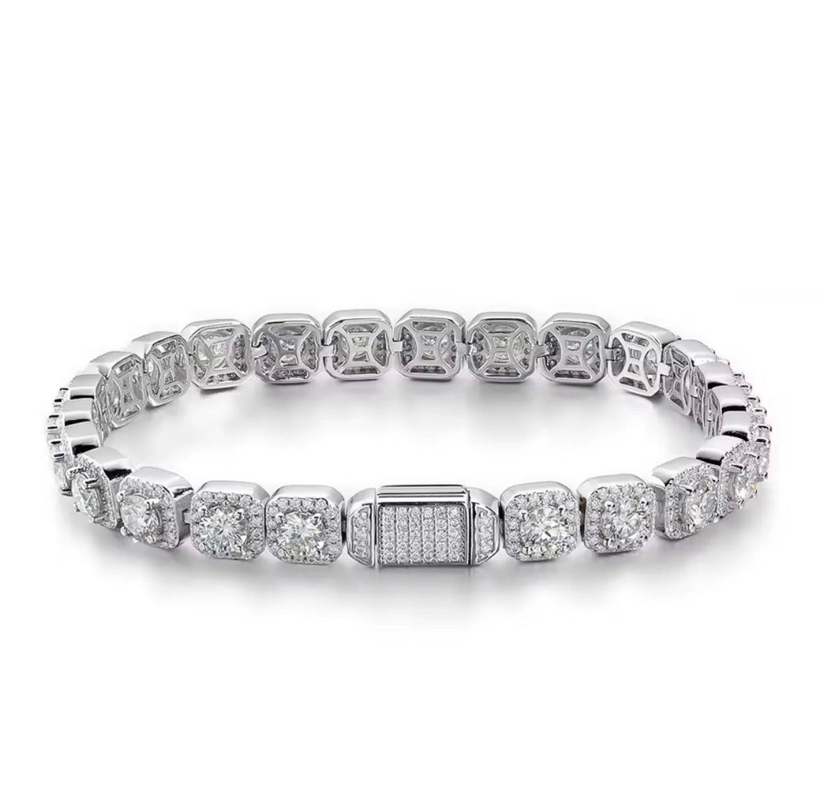 Bracciale Tennis Baguette Grande