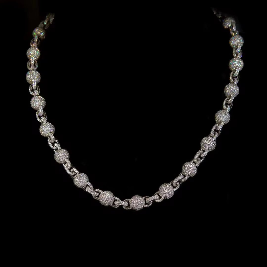 Collana Beads Micro Pavè