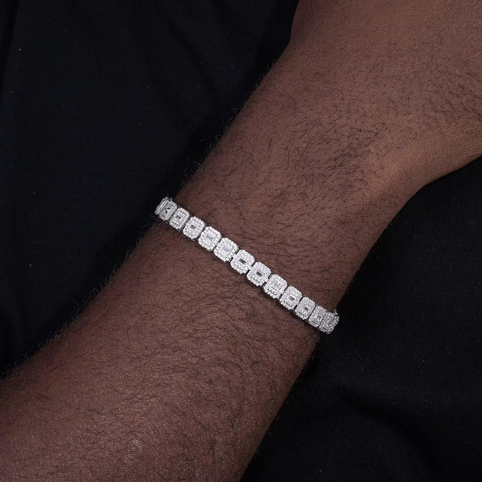 Bracciale Tennis Baguette Grande