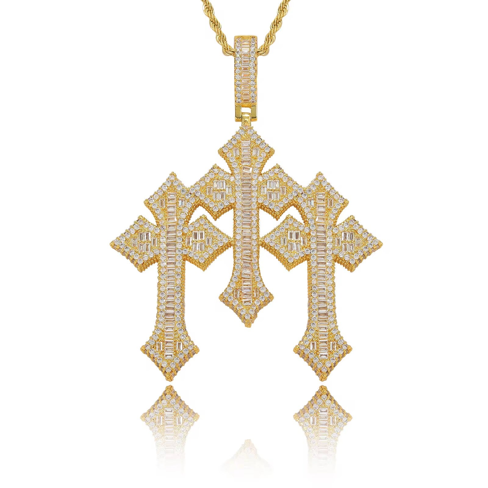 Pendente Triple Cross