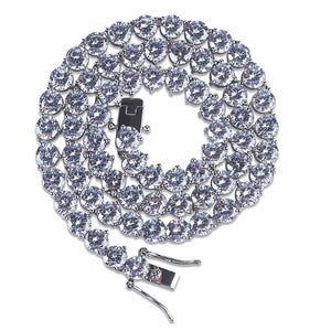 Open image in slideshow, Sharp Tennis Necklace
