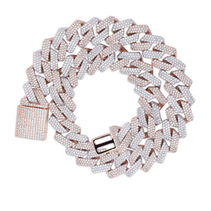 Open image in slideshow, Square Clasp Cuban Necklace
