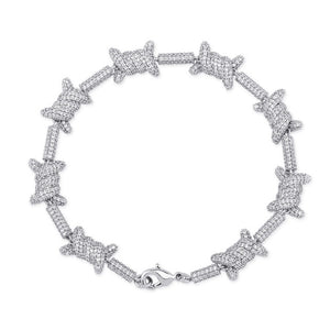 Open image in slideshow, Barbed Wire Bracelet
